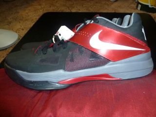 Nike Zoom KD IV Kevin Durant Basketball Shoes Sz Mens 14 0 Red Black