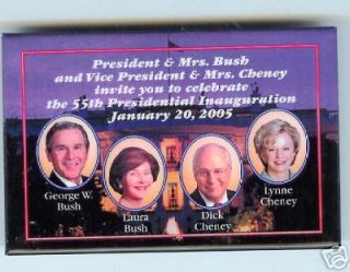 Laura Bush Lynne Cheney Invitation Inauguration 04 Pin