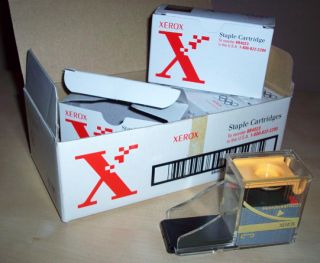 of 4 Four Genuine Xerox Staple Cartridges 8R4023 for Laser Copiers NIB