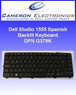 Dell Studio 1555 Spanish Back Lit Laptop Keyboard G379K