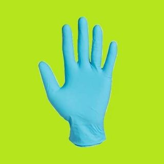 Powder Free Blue Nitrile Exam Gloves Latex Free XL 200