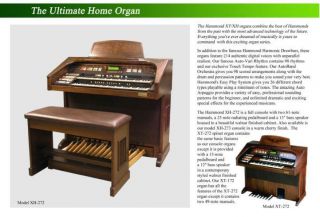 Hammond Organ XT 273 Laurens Series $2200 00