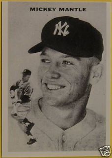 1954 Yankees Sports Illustrated Reprint Mickey Mantle