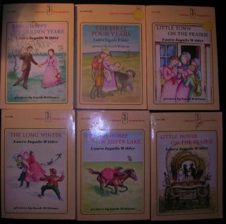Lot of 6 Laura Ingalls Wilder Little House on The Prairie