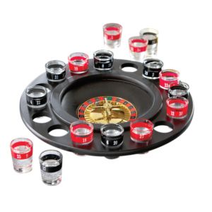 Roulette Shot Glass Drinking Bar Game Set New