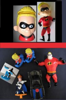 The Incredibles Figures Lot Car Freezone Mr Incredible Disney on Ice