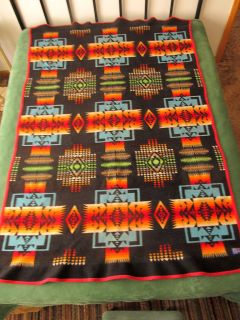 Pendleton Beaver State Wool Blanket Colorful Native American Indian