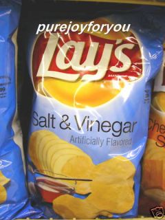Lays Salt and Vinegar Potato Chips Big Bag Frito Lay