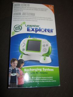 Leap Frog Leapster Explorer Learning System Charger Recharging Very