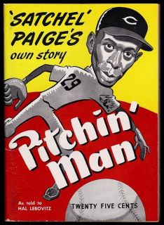 1948 Satchel Paiges Own Story Pitchin Man Hal Lebovitz
