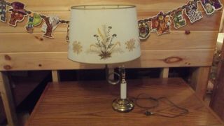 Vtg Brass Table Lamp