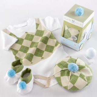 Piece Boy Layette Set Golf Tee Baby Shower Gift Costume 0 6 Months