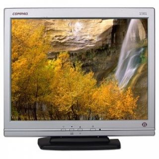 HP Compaq 1501 15 LCD Monitor   Silver MINT   GUARANTEED 