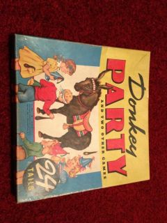 Vintage Donkey Party Game with Original Box