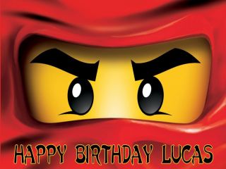 LEGO ninjago Edible Cake Topper Image Birthday Party decorations theme