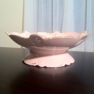 Porcelain Rose Leander C 1946 China de Boheme Bowl Czech