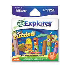 LEAPFROG LEAPPAD LEAPSTER EXPLORER LEARNING GAME GET PUZZLED NEW nib