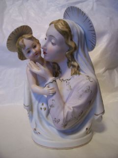 Lefton China Madonna and Child Jesus Figurine K1416