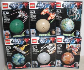 Lego Star Wars Sets NIP Series 1 2 Worlds 9674 9675 9676 9677 9678