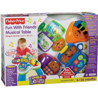 Fisher Price Laugh Learn Fun Musical Table New