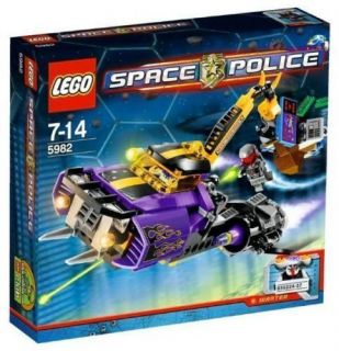 NEW Lego SPACE POLICE Set 5982 SMASH N GRAB Alien SQUIDTRON Purple
