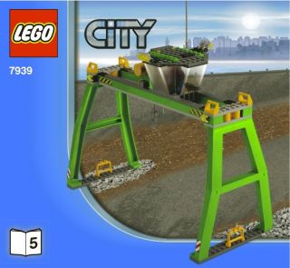 Lego City Train Crane Lift Figure New 7939 Intrntnl Shipping