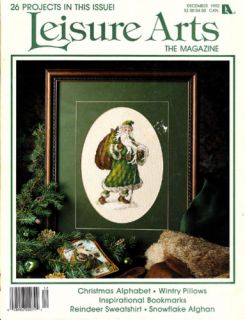 Craft Books 1728 Leisure Arts Magazine Dec 1992