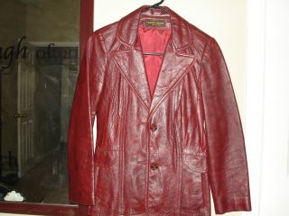 Vintage 1960s Ladies Genuine Leather Jacket