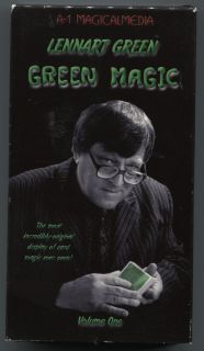 Green Magic Volume One VHS 2000 Lennart Green