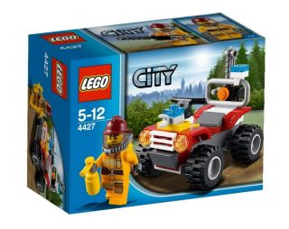 Lego 4427 City Fire ATV Building Block Toy Playset Brand New in Box 50
