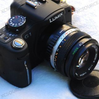 Lens Adapter Olympus OM Lens to Micro 4 3 M4 3 Camera GH3 GF3 E PL3 E