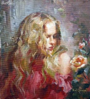 Michael and Inessa Garmash, Rose Beauty, Hand Embellished Giclee on