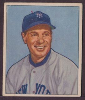 1950 Bowman 220 Leo Durocher NY Giants HOF
