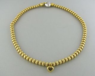 Chopard Les Chaines 18K Gold Heart Necklace