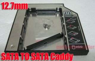 SATA 2nd HDD HD Hard Driver Caddy for 12.7mm Universal CD / DVD ROM