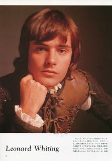 Leonard Whiting 1990s JPN Pinup Picture clipping 2 Sided 7x10 CA BD