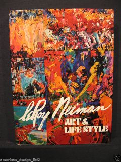 Art Lifestyle Vintage Leroy Neiman Book Unused L K