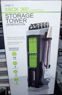 LEVELUP XBOX 360 COMPATIBLE STORAGE TOWER GENERATION 14 GAMES 4