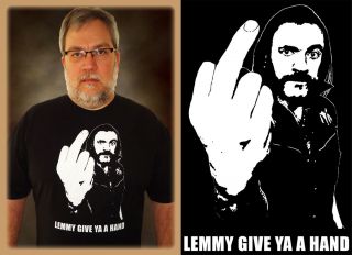 Lemmy Give Ya A Hand Motorhead Lemmy Kilmister T Shirt Gigantour