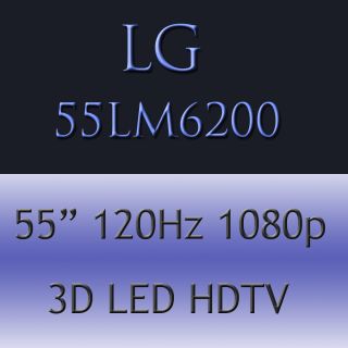 LG 55LM6200 55 120Hz 3D LED HDTV with Smarttv 719192583740