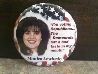 Button Monica Lewinsky Republican Democratic 2012 Election Political