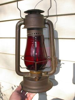 SCARCE OLD TALL LIBERTY SIMMONS HARDWARE CO. ST. LOUIS ANTIQUE LANTERN