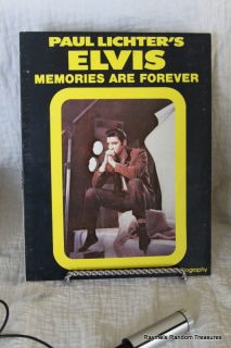 Biography Elvis Presley Memories Are Forever Book Paul Lichters