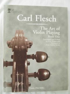 The Art of Violin Playing Carl Flesch Book One Technique