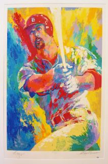 LeRoy Neiman Artists Proof Serigraph Signed by McGwire & LeRoy Neiman