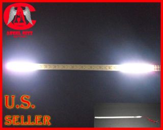 30cm LED Knight Rider Flash Strobe Scanner Light White