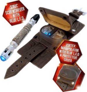  Vortex Manipulator Sonic Screwdriver with Blue LED light Dr Who NEW