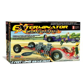 Lindberg 1 8 Exterminator Dragster Model Kit Racing Car
