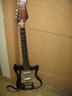 Vtg Lindell Electric Guitar Made in Japan Patent 34 4127