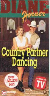 Line Dancing Country Partner Dance Texas 2 3 Step VHS 719326601135